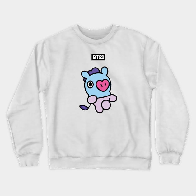 bt21 bts exclusive design 22 Crewneck Sweatshirt by Typography Dose